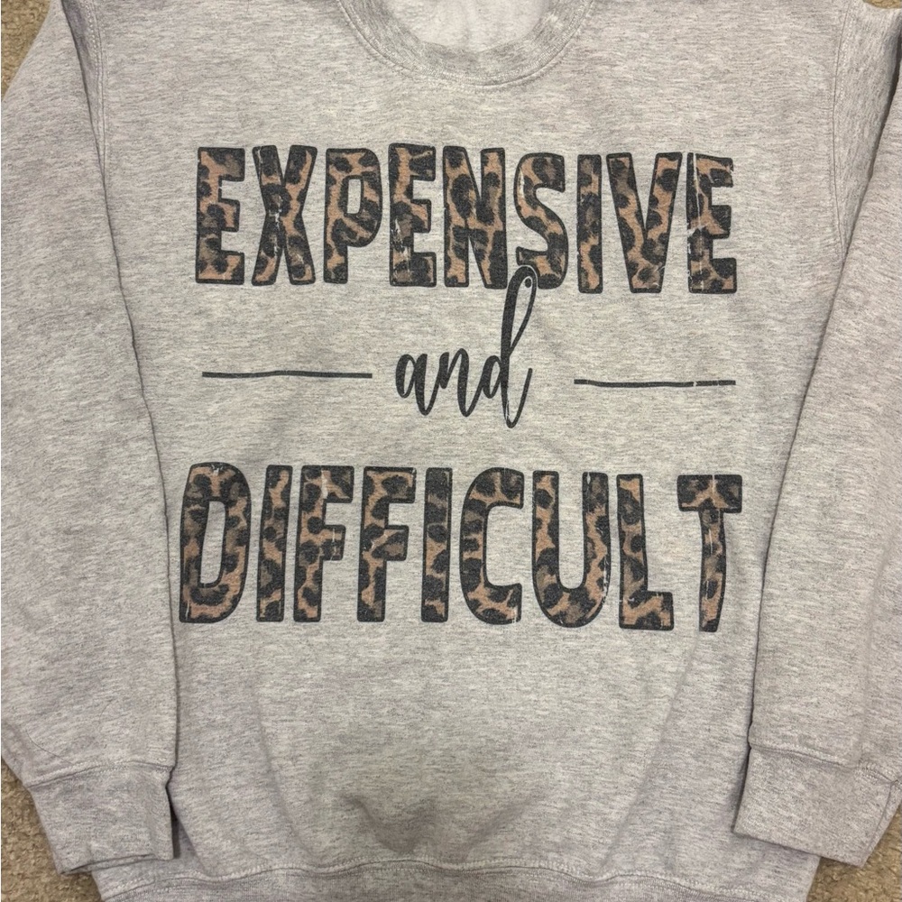 Expensive & Difficult Sweatshirt sz S